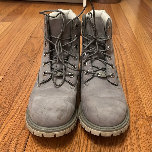 Light Grey Timberland Boots - Picture 2 of 5